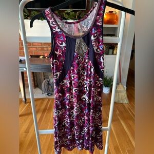 Boutique Cinnamon Lil Gabby Dress - vibrant colors size 9-10